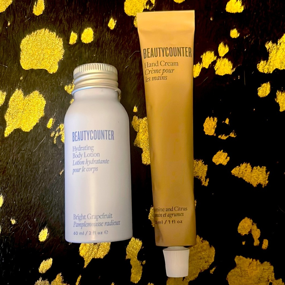 newhand cream 1 oz citrus/jasmine and a 2 oz travel bright citrus body lotion